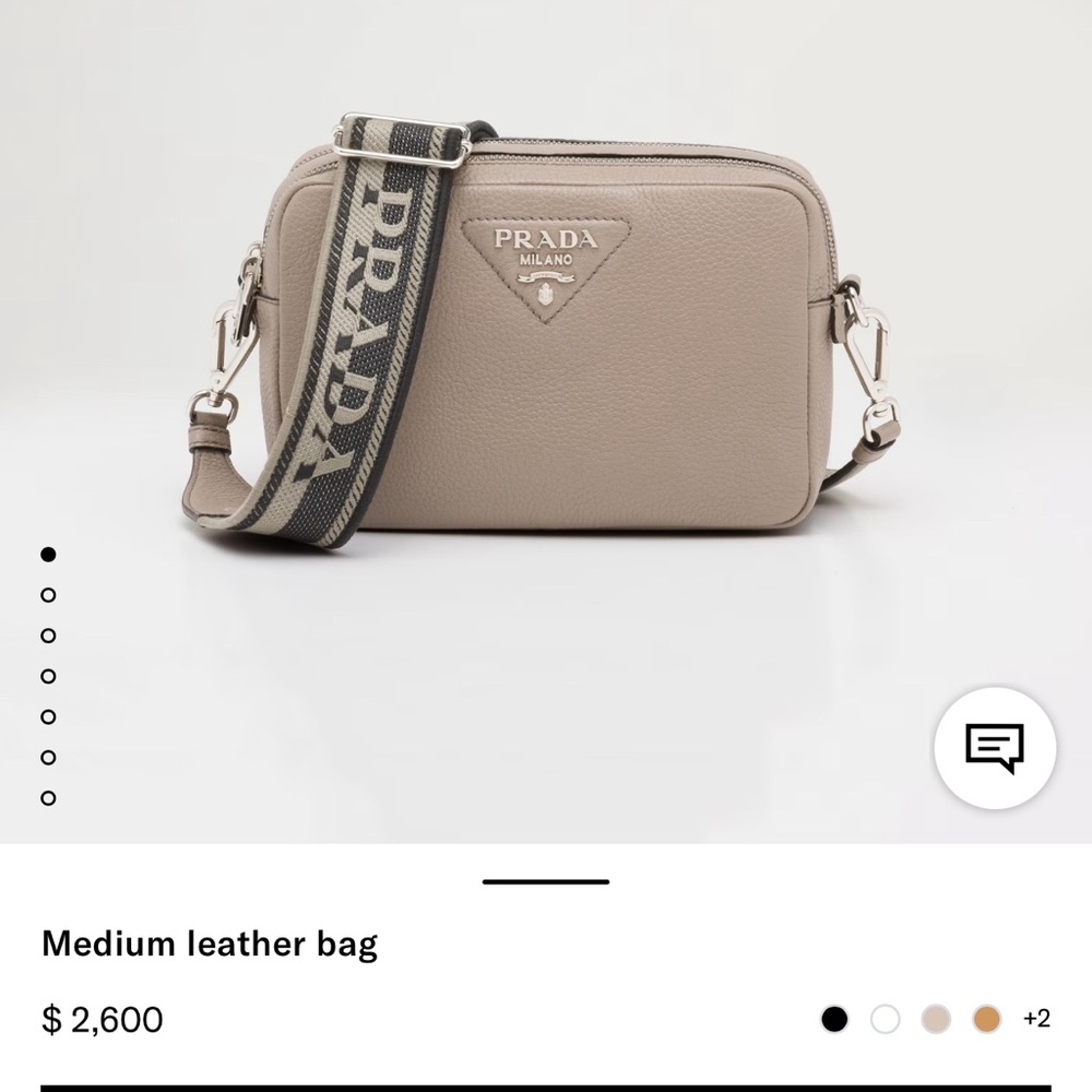 NWT AUTHENTIC *PRADA* MEDIUM LEATHER BAG